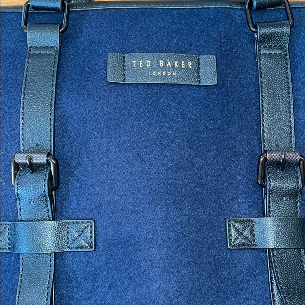 Ted baker wool document bag